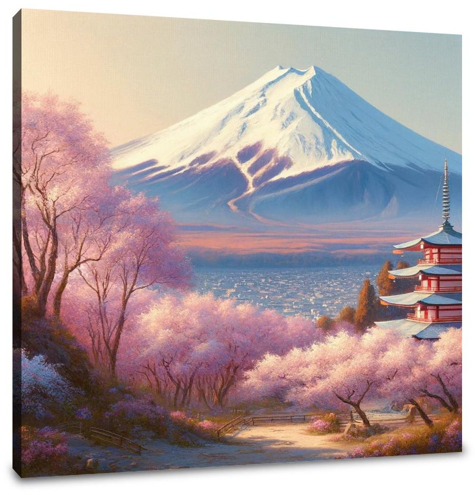Cherry Blossom Majesty Canvas