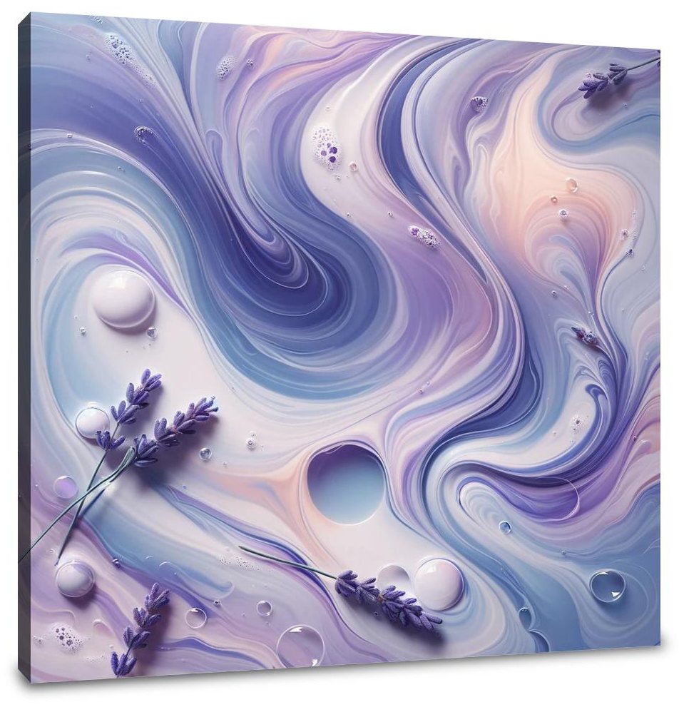 Lavender Bath Bliss Canvas