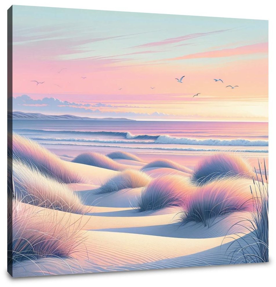 Sunset Beach Serenity Canvas