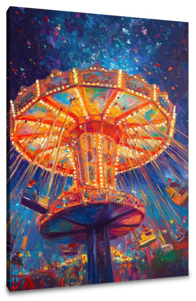 Carousel Dreamscape Canvas
