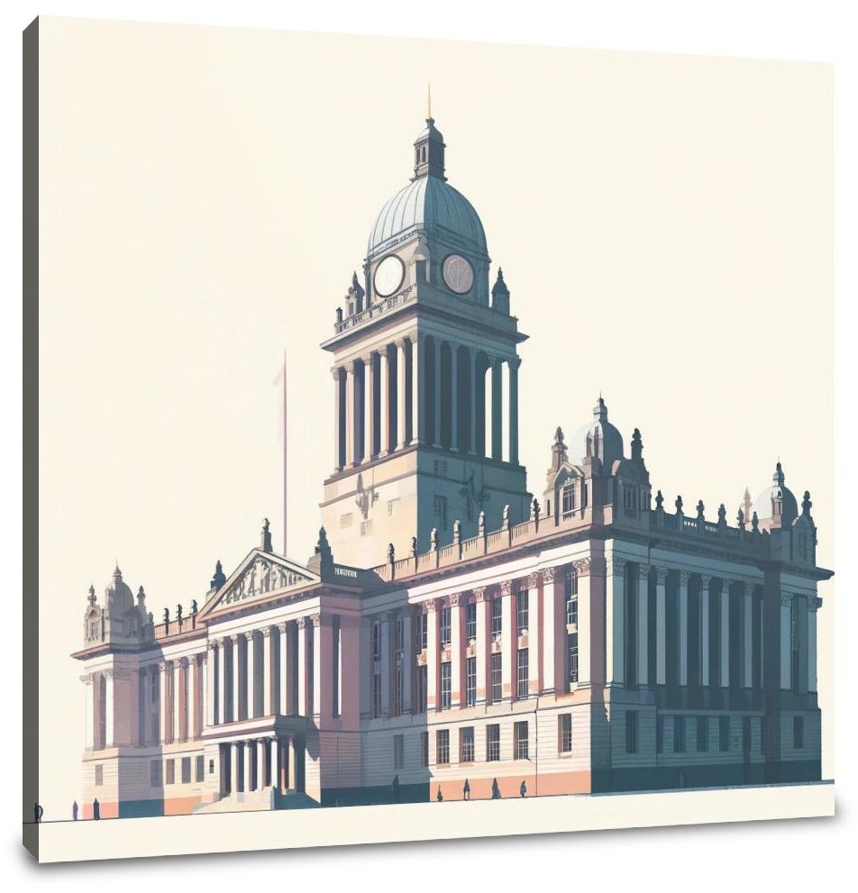 Leeds Town Hall Elegance Canvas