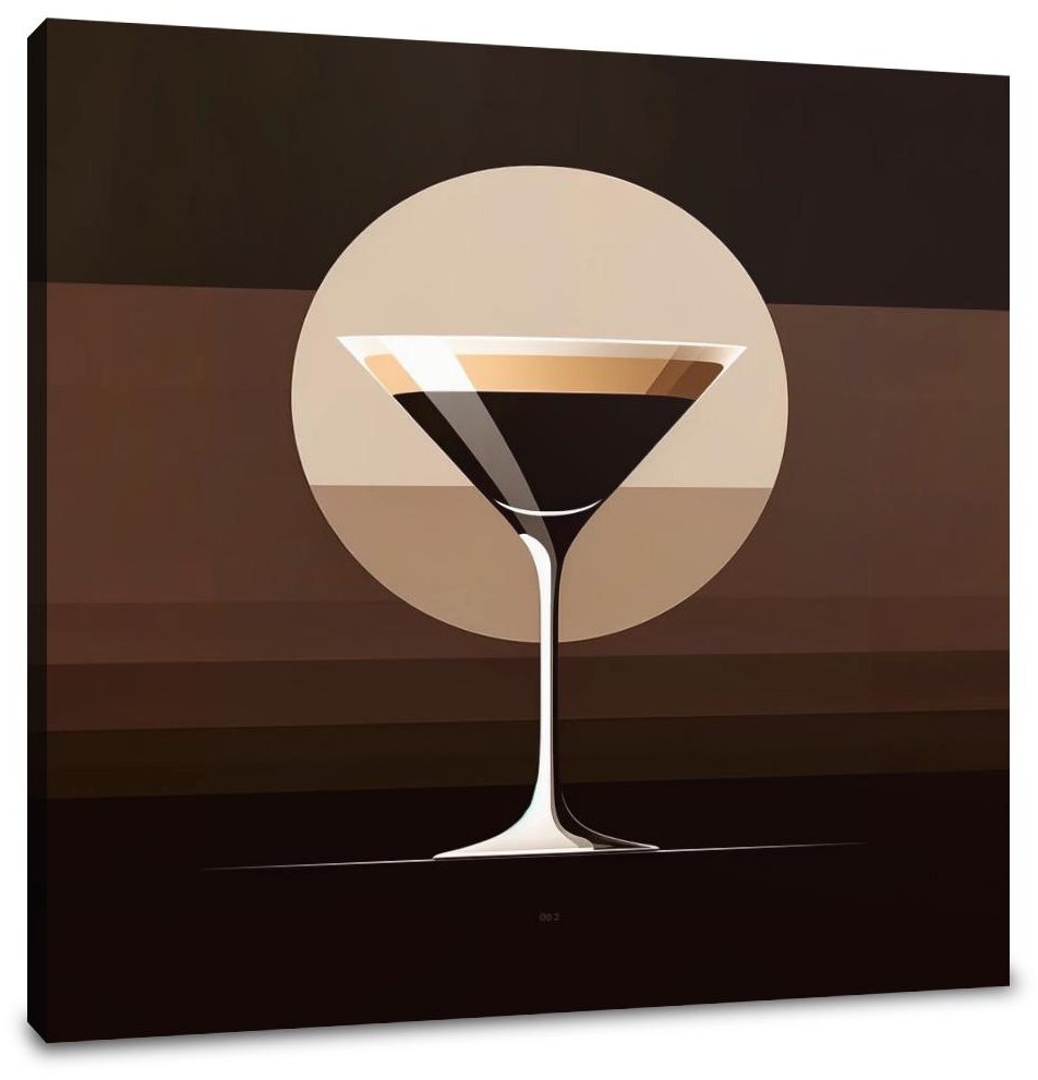 Espresso Martini Minimal Canvas