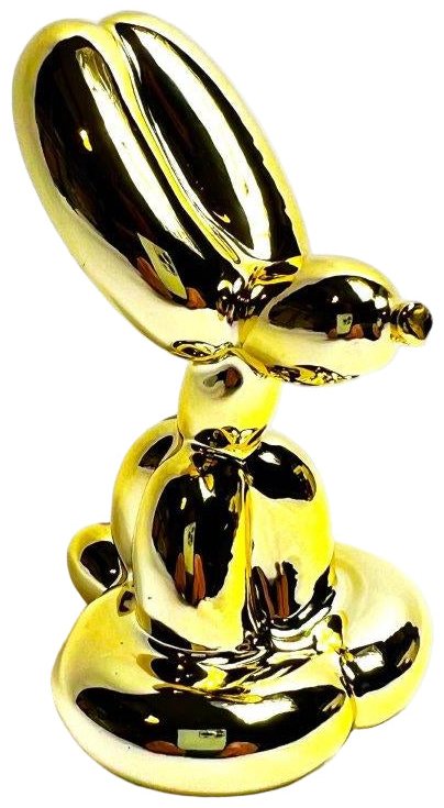 Ballon konijn Goud - 10 cm
