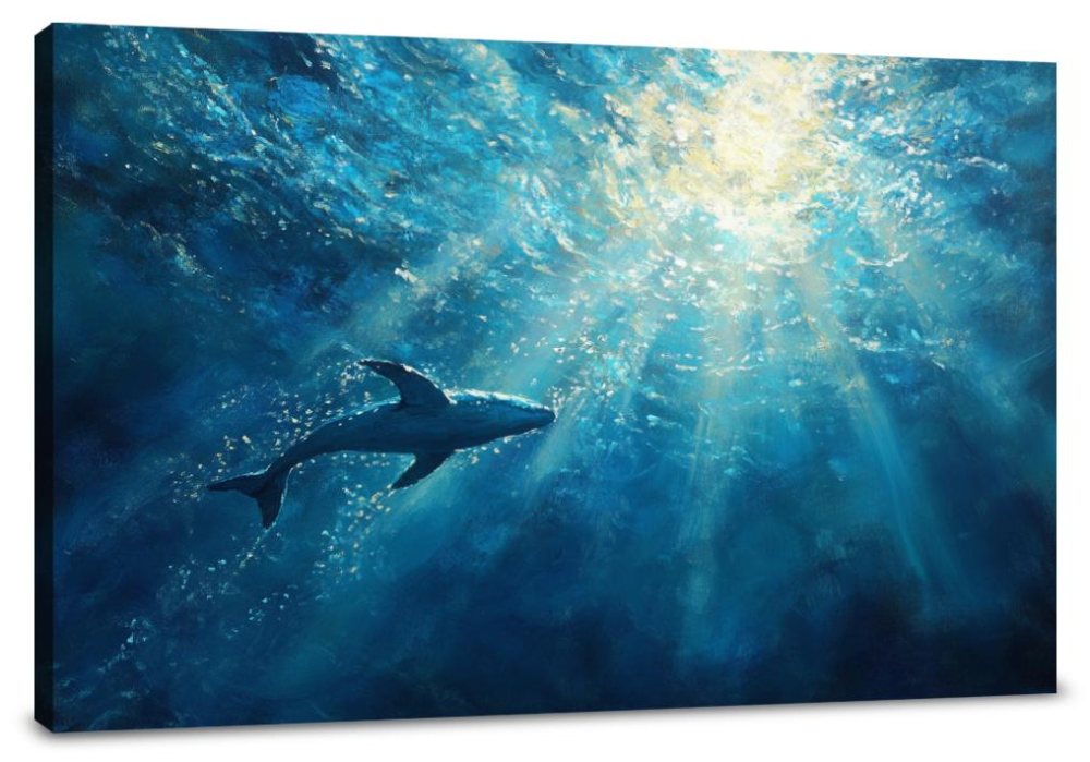 Shimmering Depths Canvas