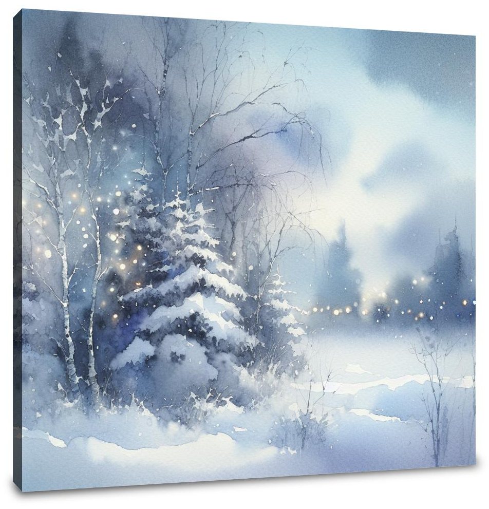 Winter's Melancholy Solitude Canvas
