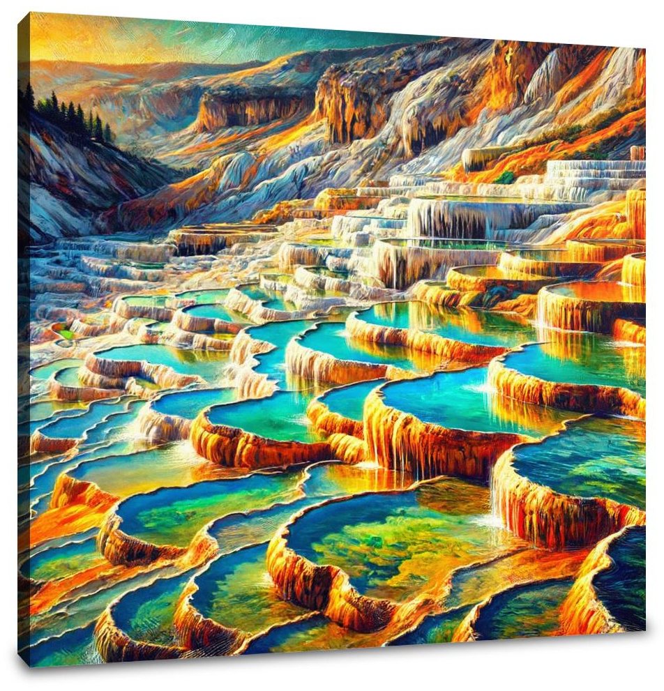Terraced Springs Canvas