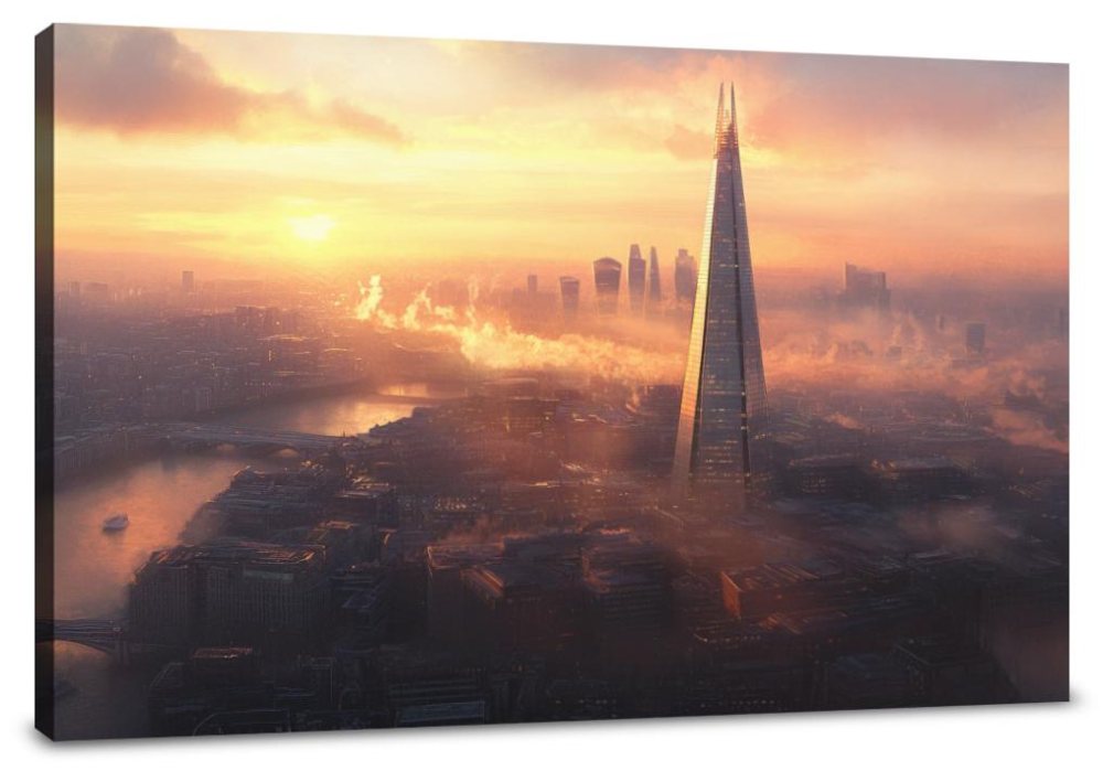 Sunlit Shard Canvas