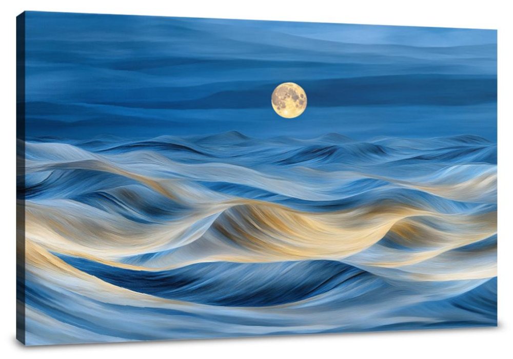 Moonlit Dunes Canvas