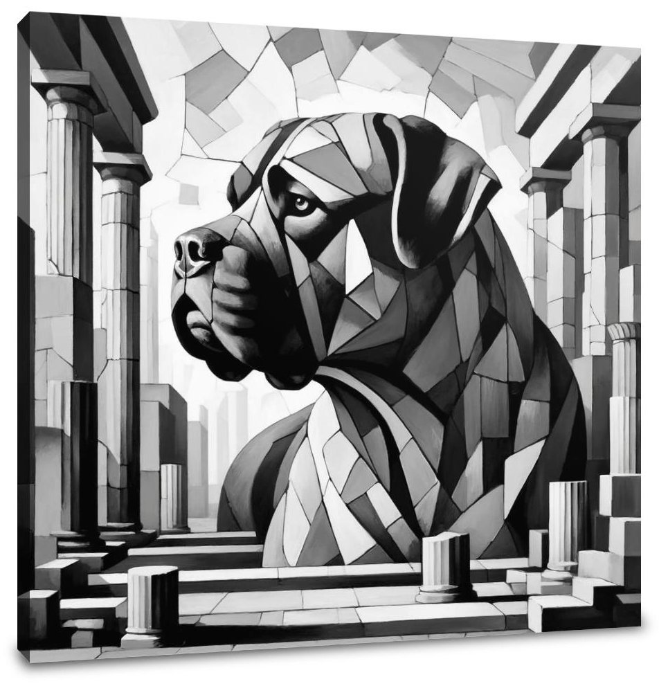 Echoes of the Past Bullmastiff Canvas