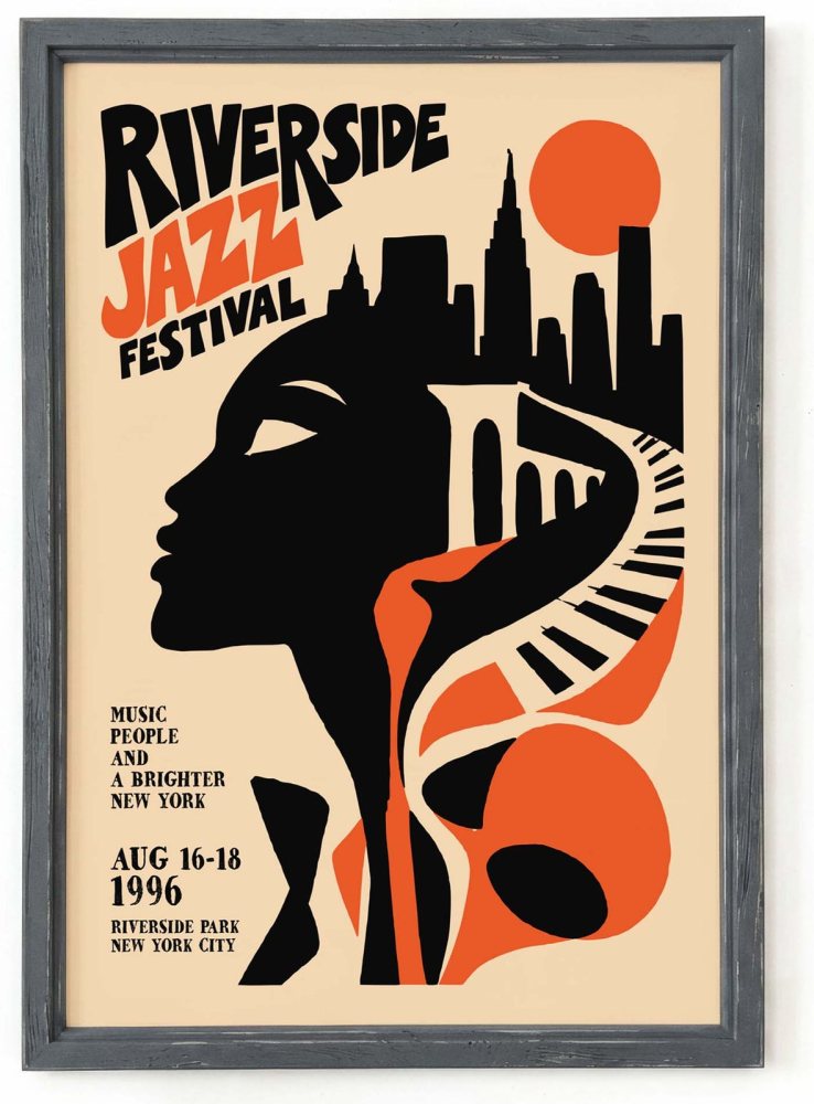 Riverside Jazz Festival Wall Art