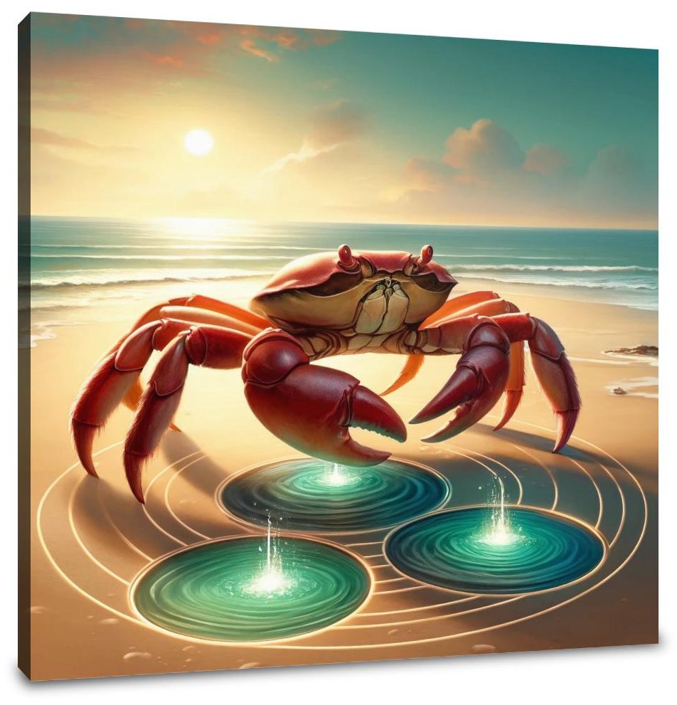 Cancer’s Healing Shore Canvas