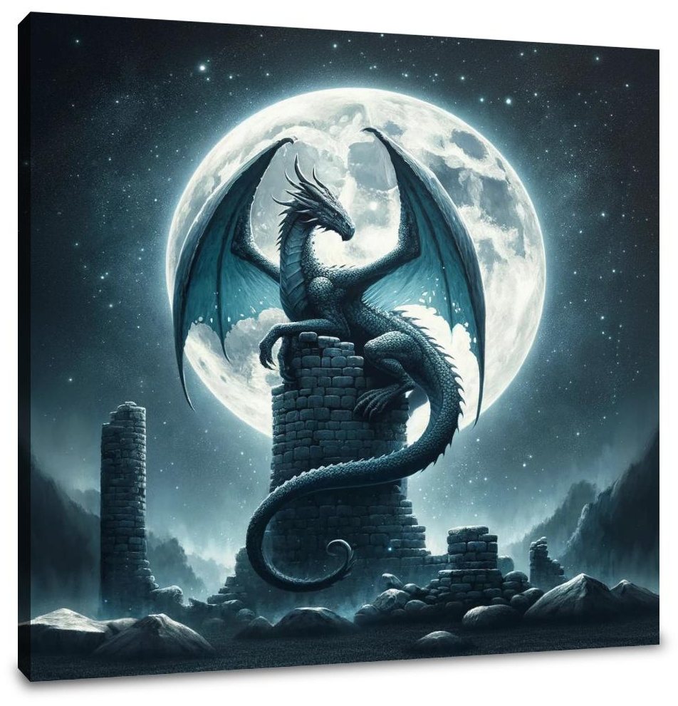 Lunar Sentinel Canvas