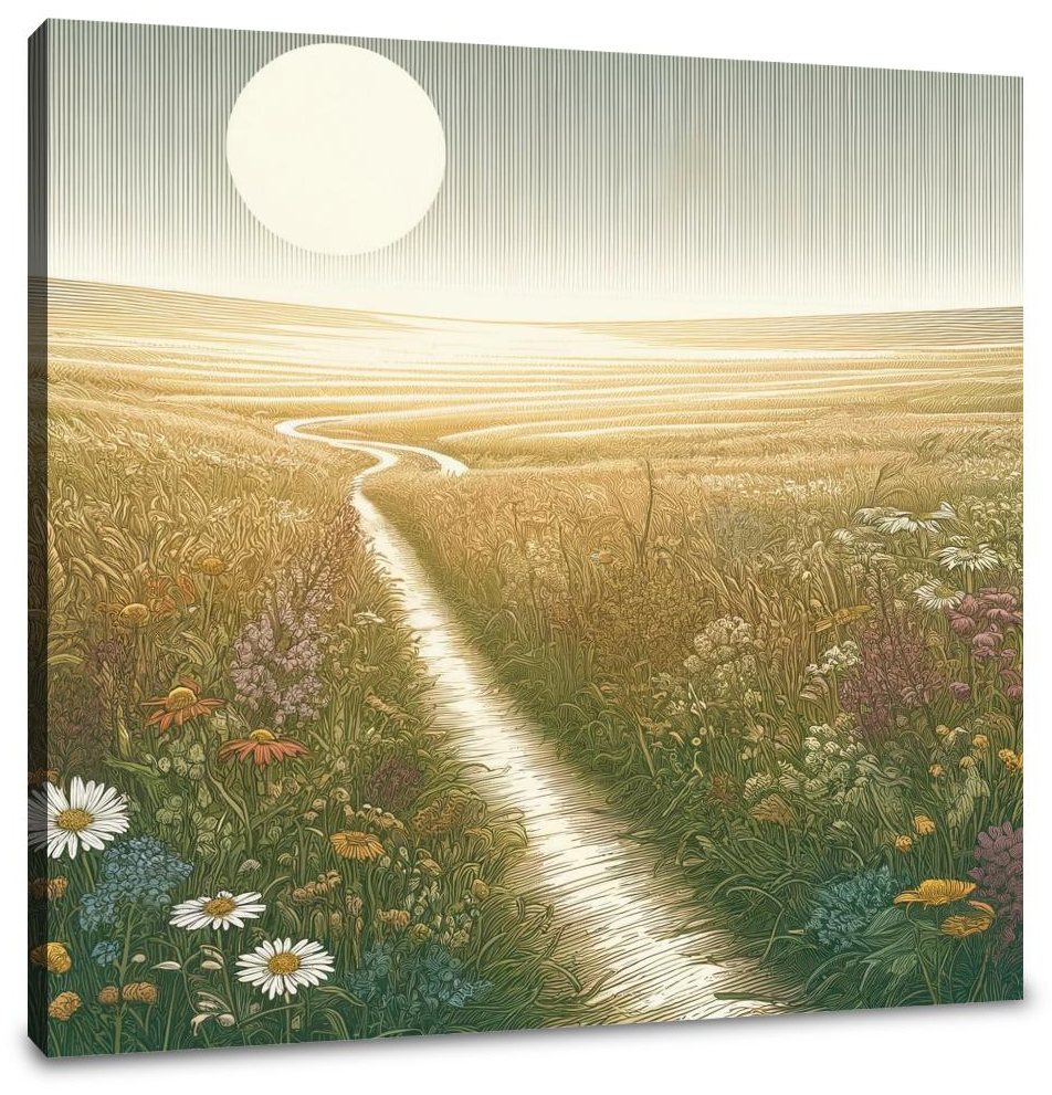 Noon in the Meadow Canvas