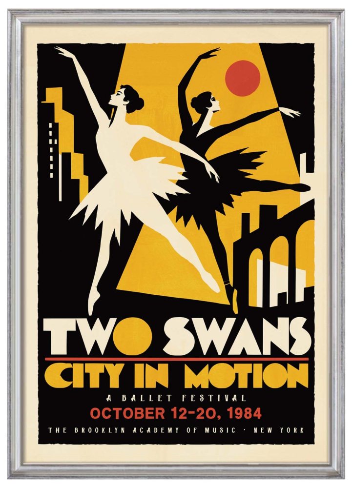 Two Swans Ballet Festival Poster