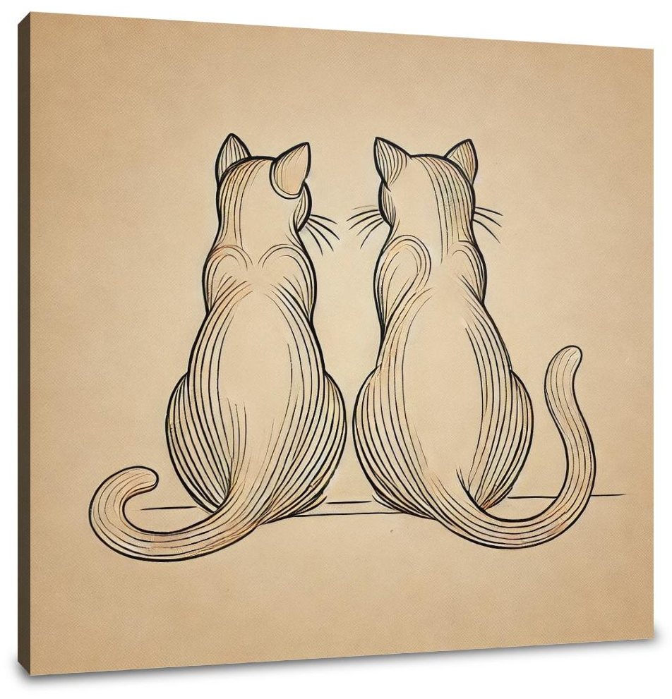 Companionship Cats Canvas