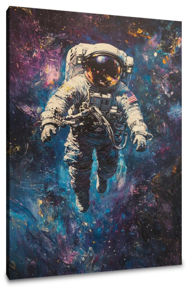Astronaut's Solitude Canvas