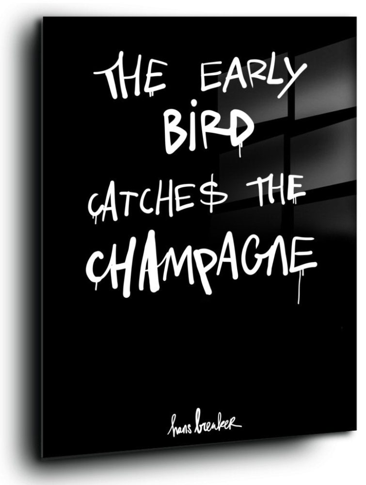 The early bird gets the champagne