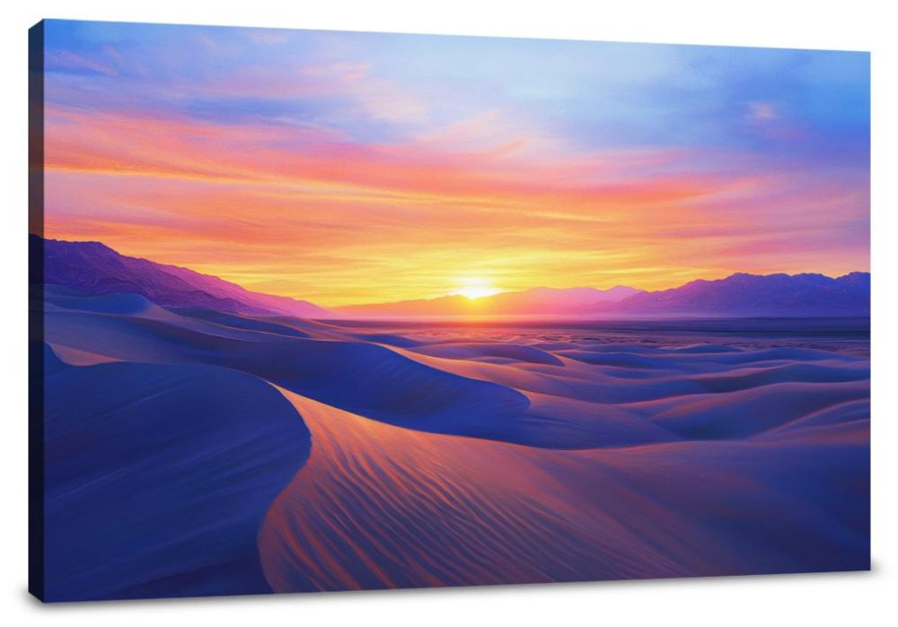 Sunset Illusion Canvas