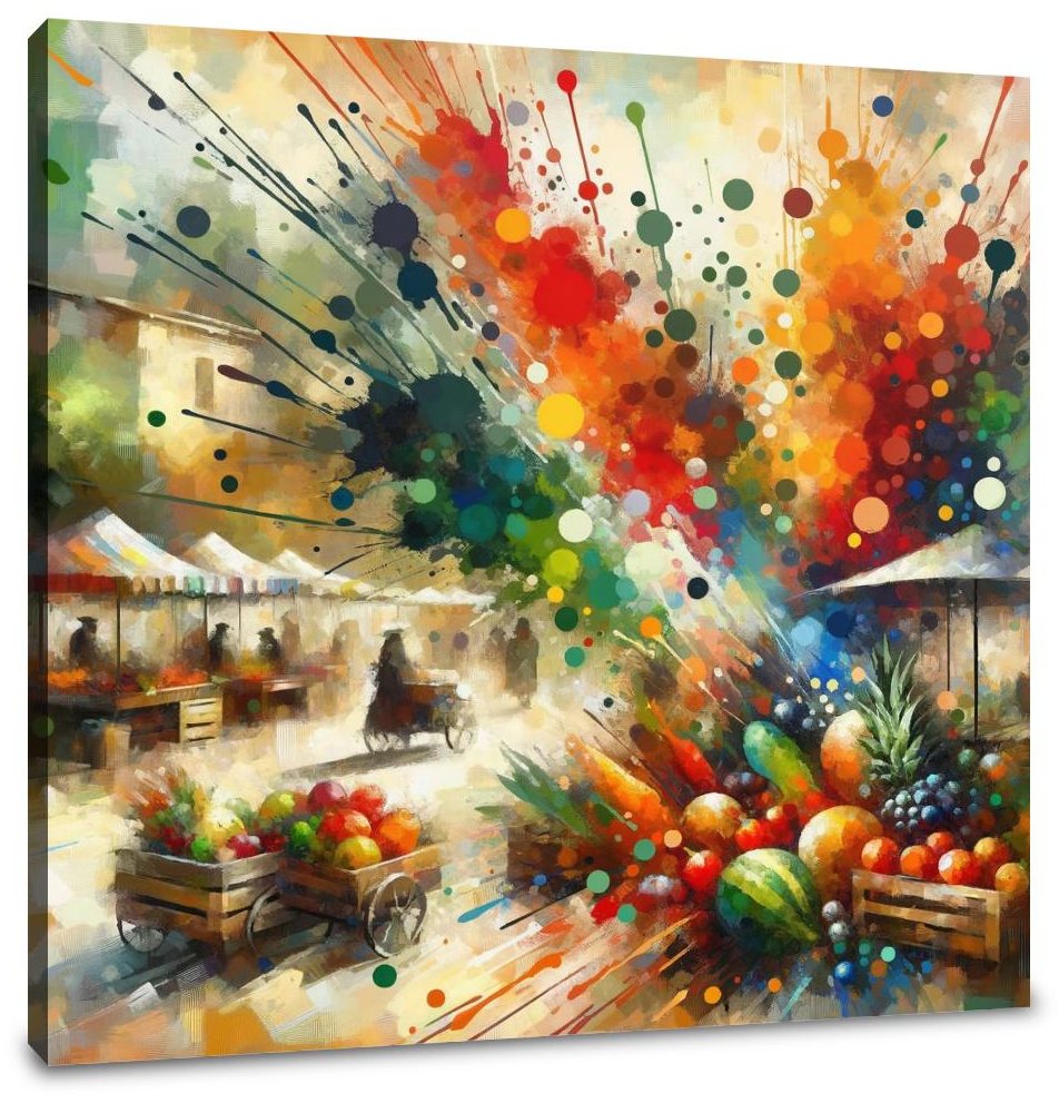Farmers Market Fiesta Canvas