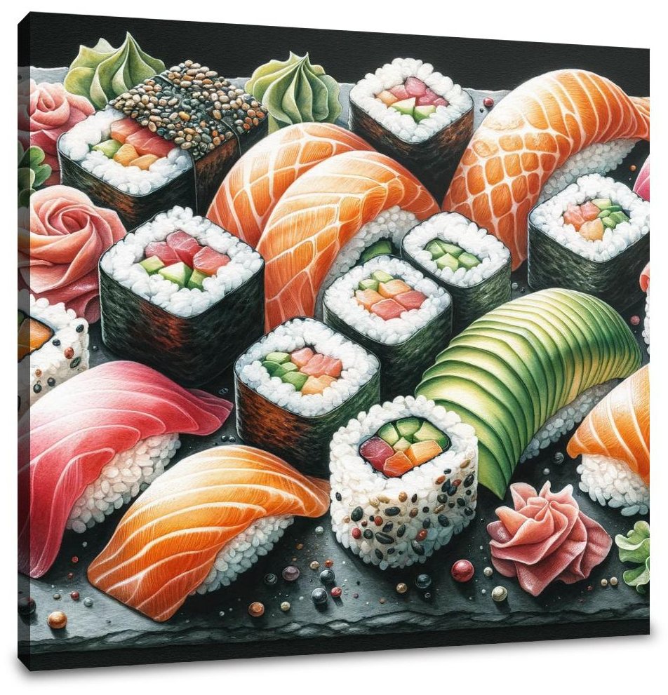 Sushi Spectrum Canvas