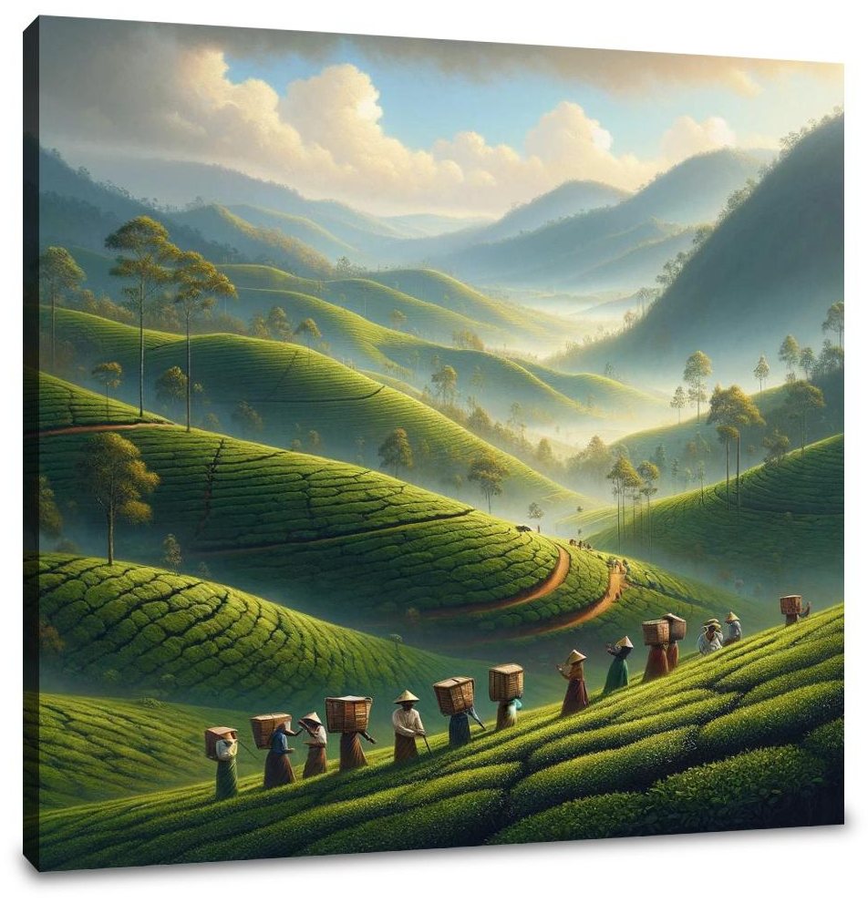 Serenity in Tea Country Canvas