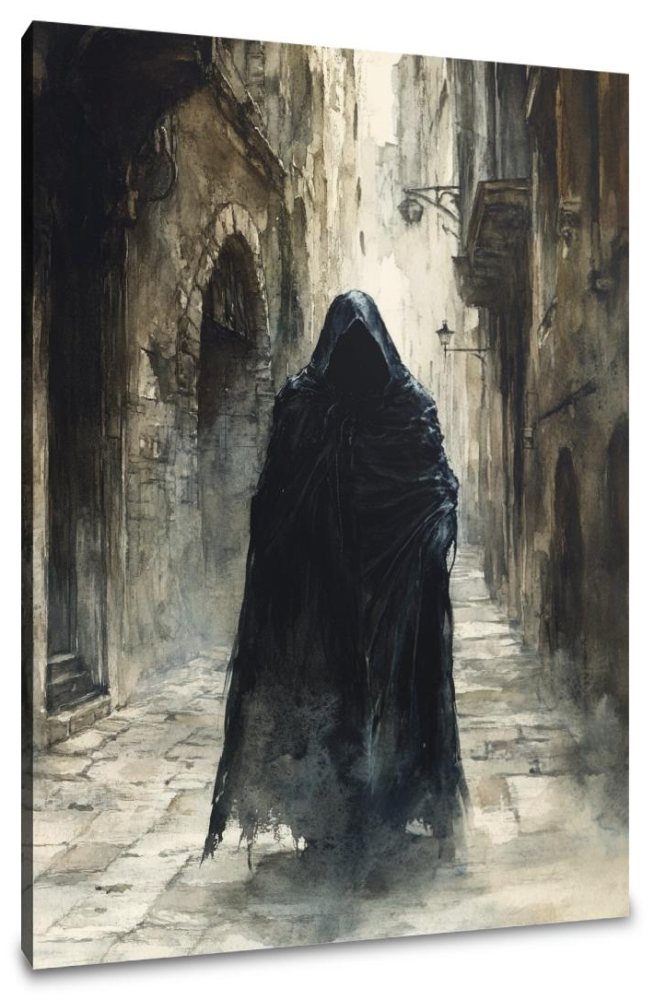 Cloaked Shadow Blade Canvas