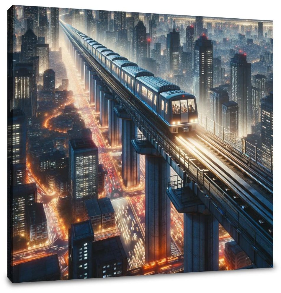 Metropolitan Nightline Canvas