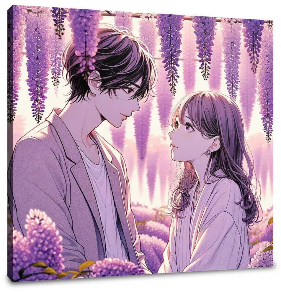 Wisteria Lane Romance Canvas