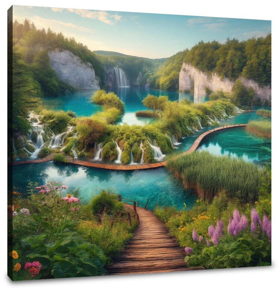 Plitvice Serenity Canvas