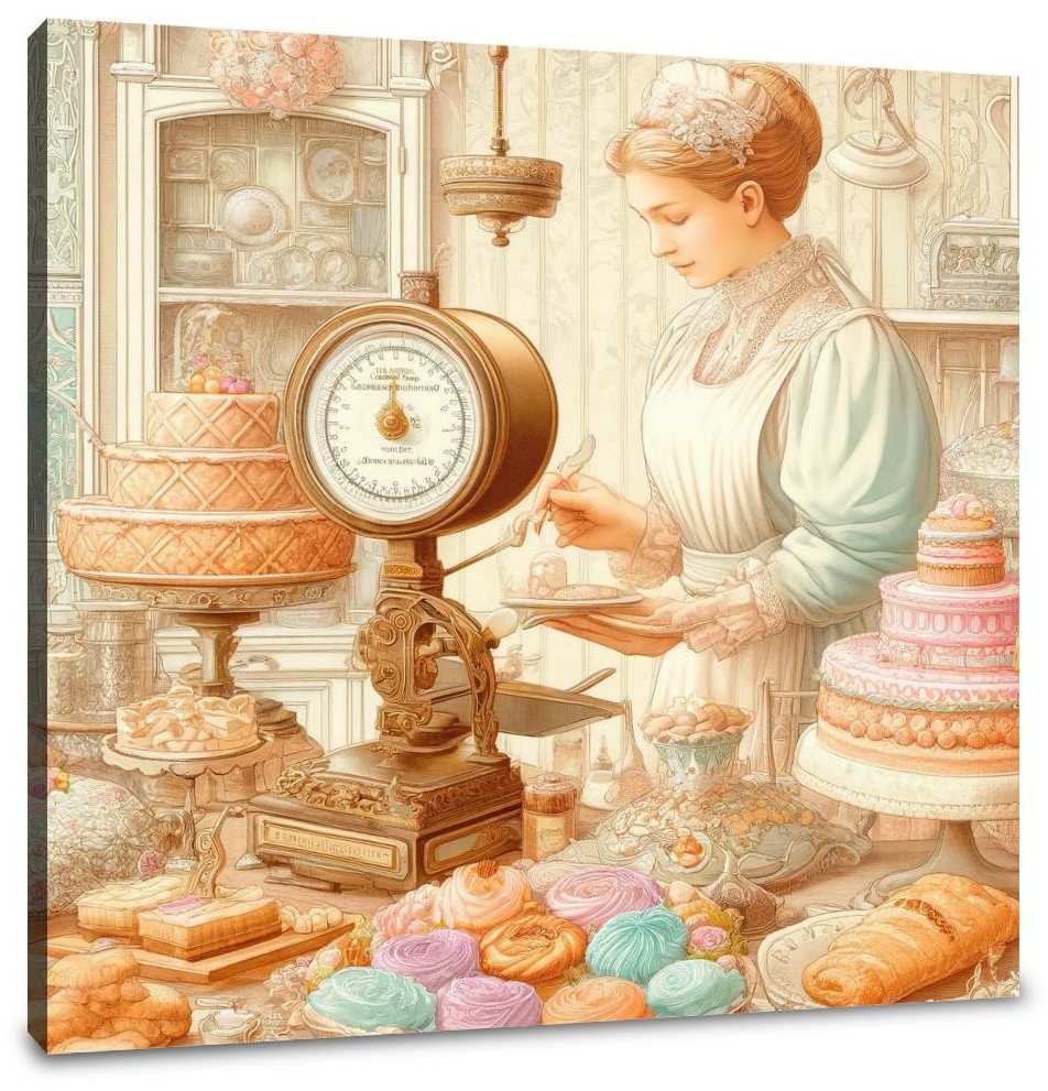 Pastel Patissier Canvas