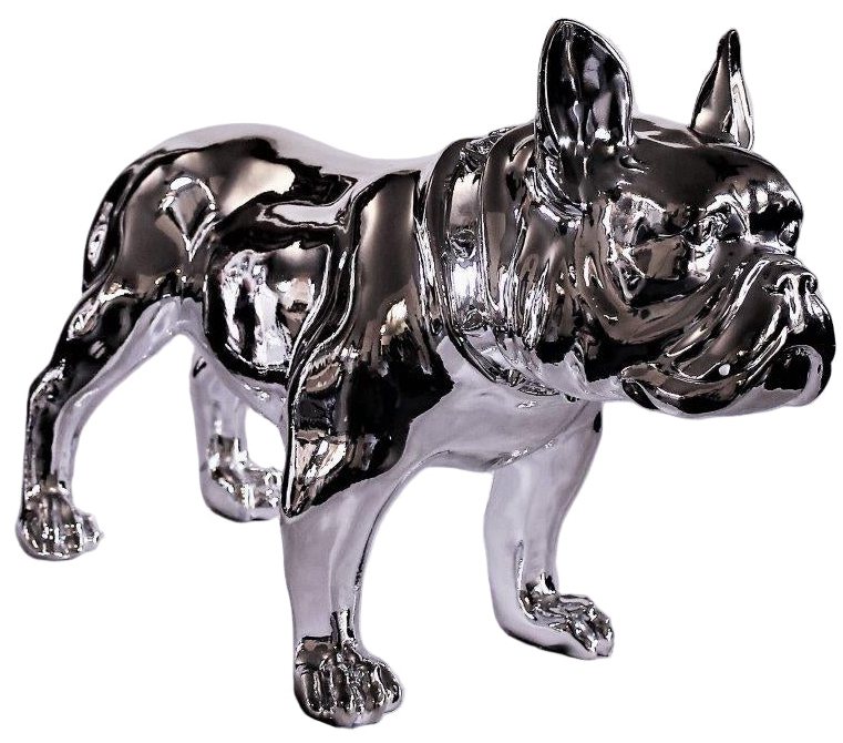 Grote Franse Bull Dog Zilver
