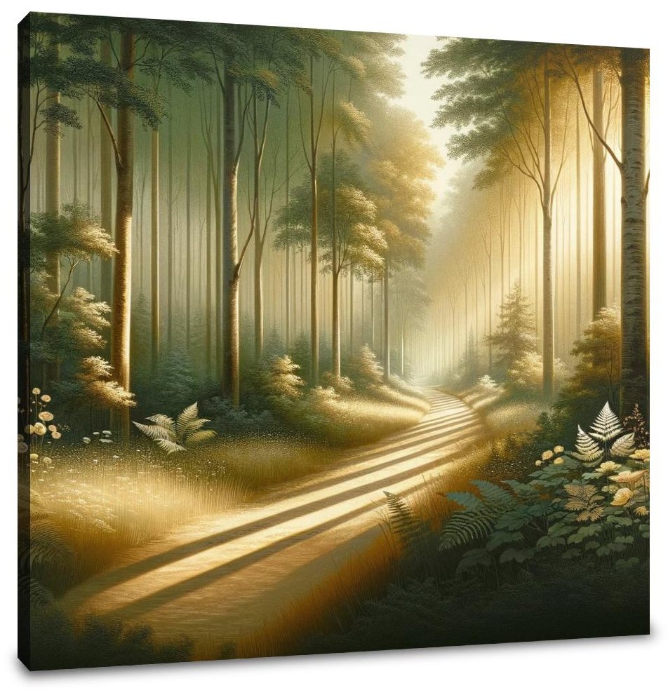 Forest Path Serenity Canvas