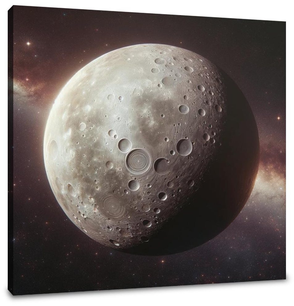 Ganymede's Magnetic Mystery Canvas