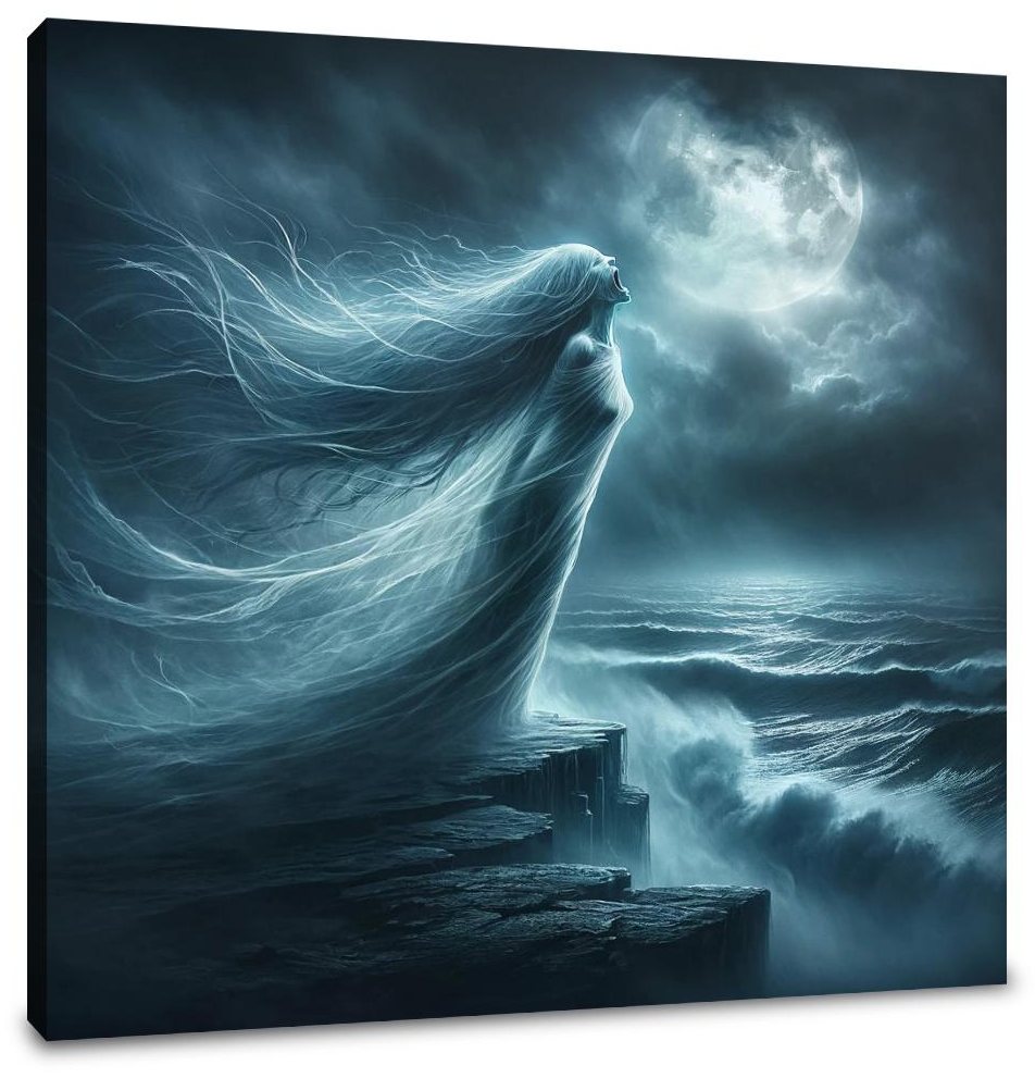 Banshee's Cliff Lament Canvas