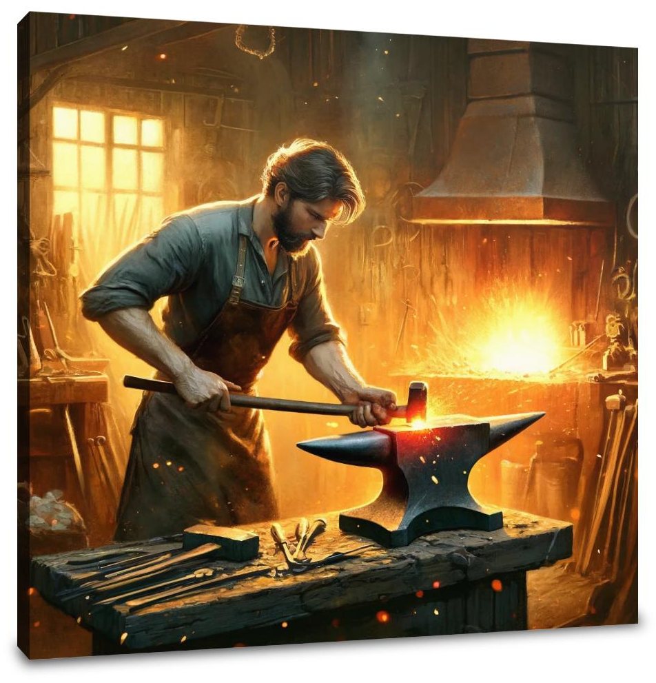 Forging Passion Canvas