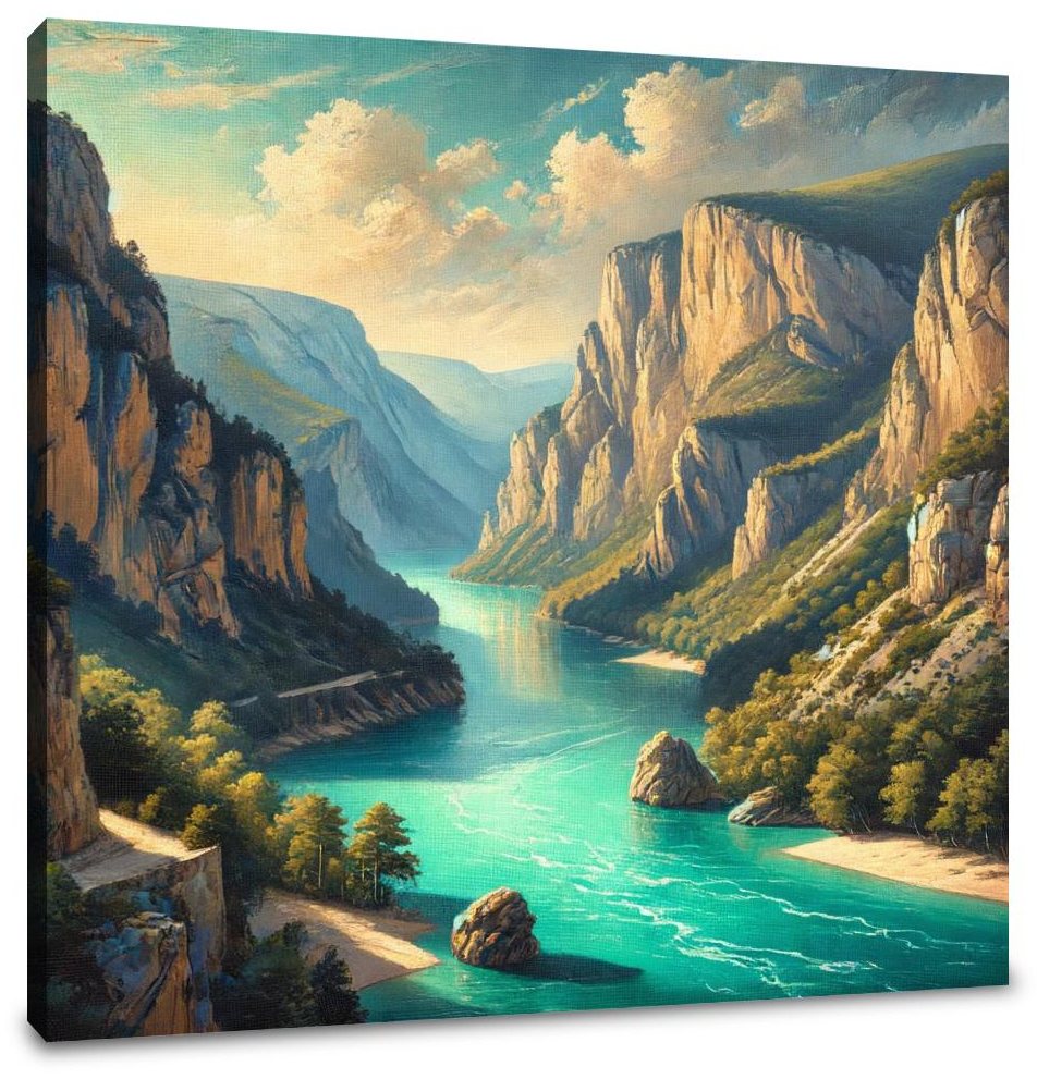 Verdon Gorge Grandeur Canvas