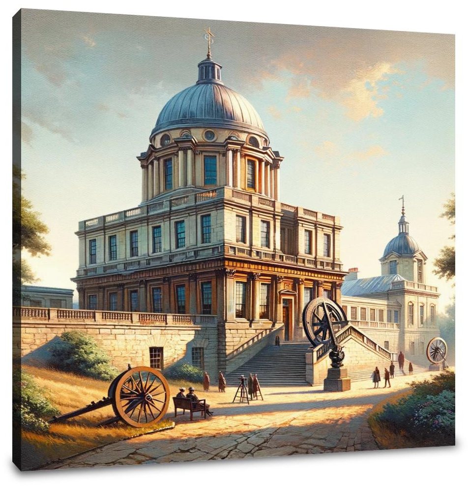 London Royal Greenwich Meridian Line Acrylic Canvas