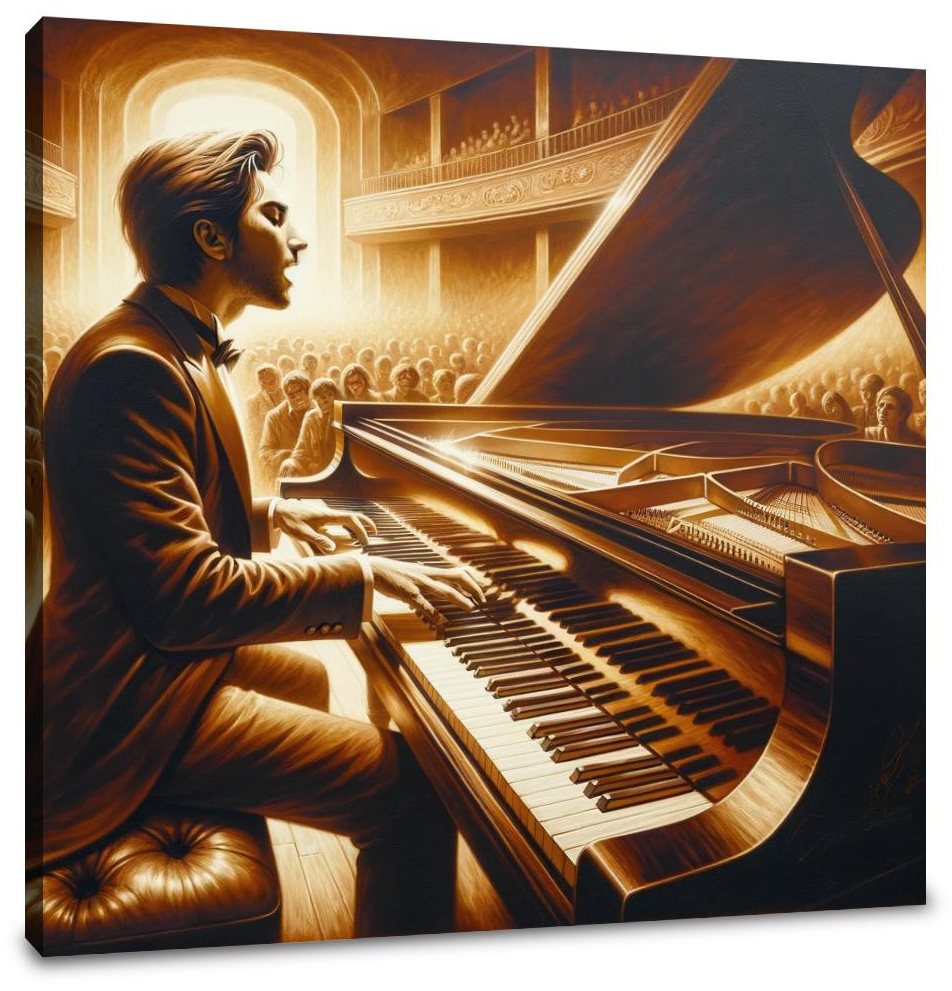 Pianist's Passion Canvas