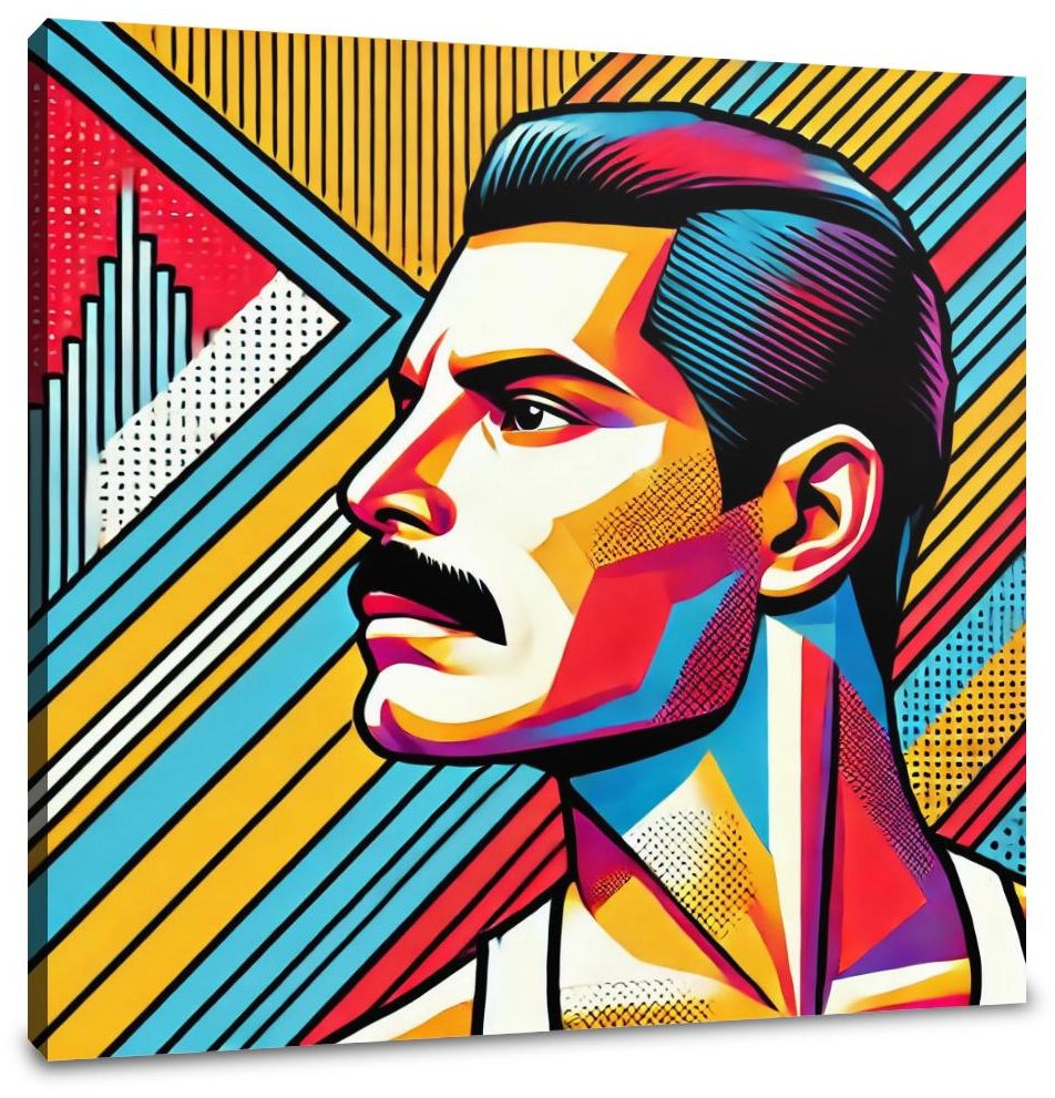 Iconic Rockstar Profile Canvas