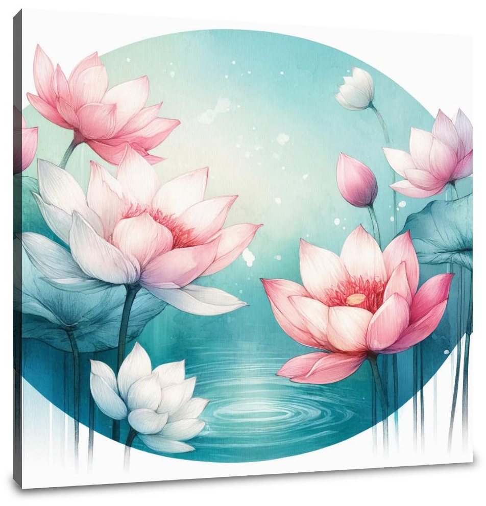 Serene Lotus Canvas