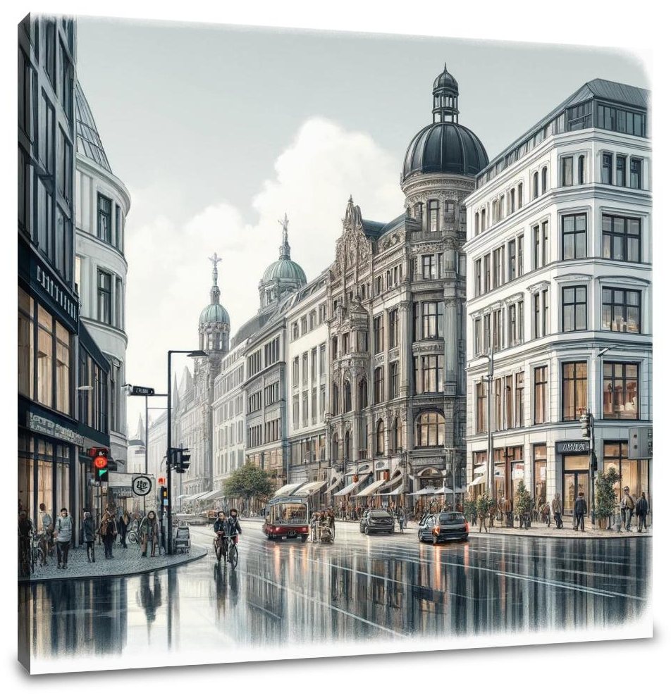 Friedrichstrasse Berlin Canvas