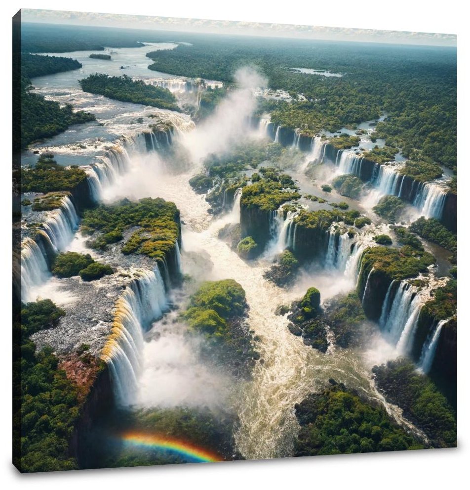 Iguazu Falls Panorama Canvas