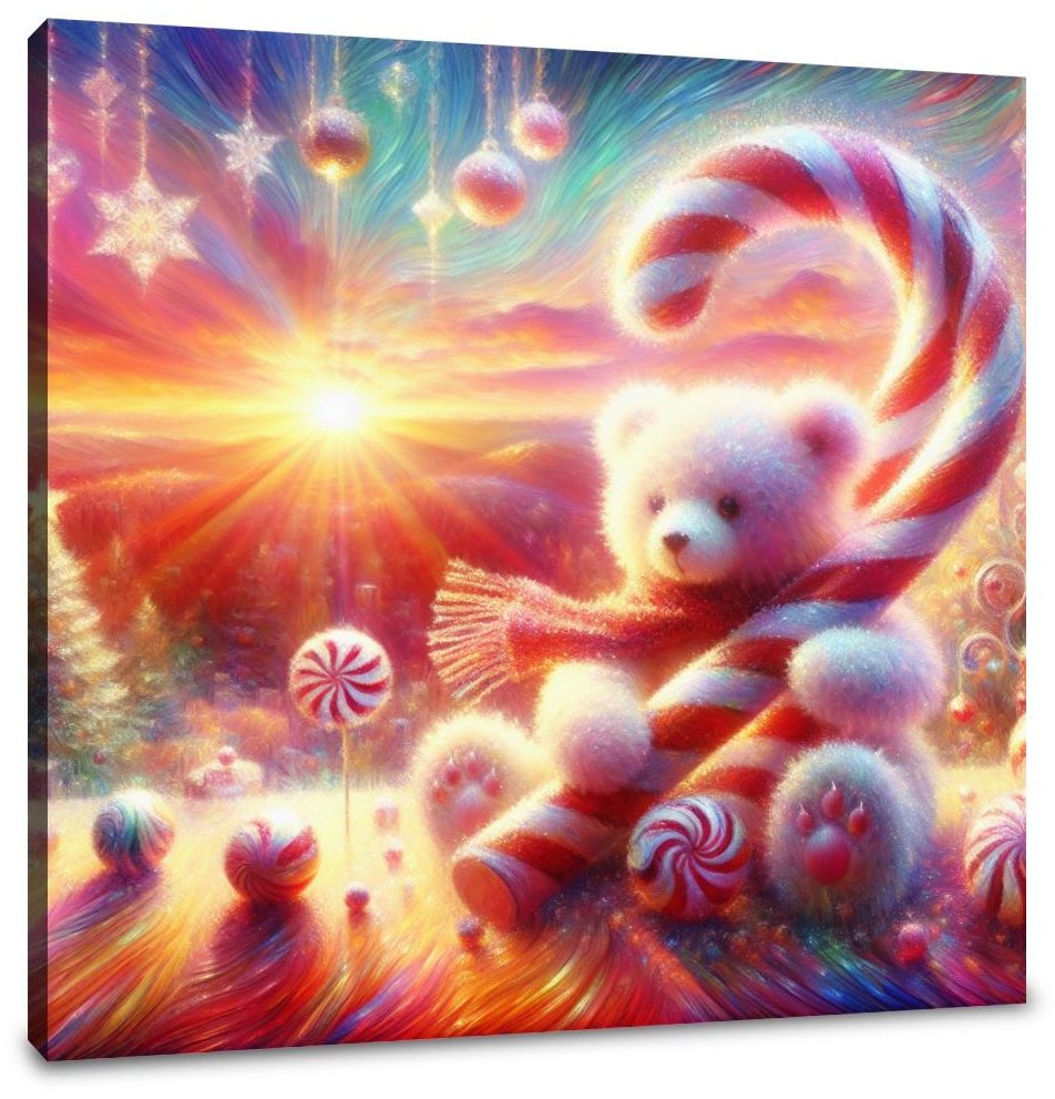 Sugary Sunrise Festivity Canvas