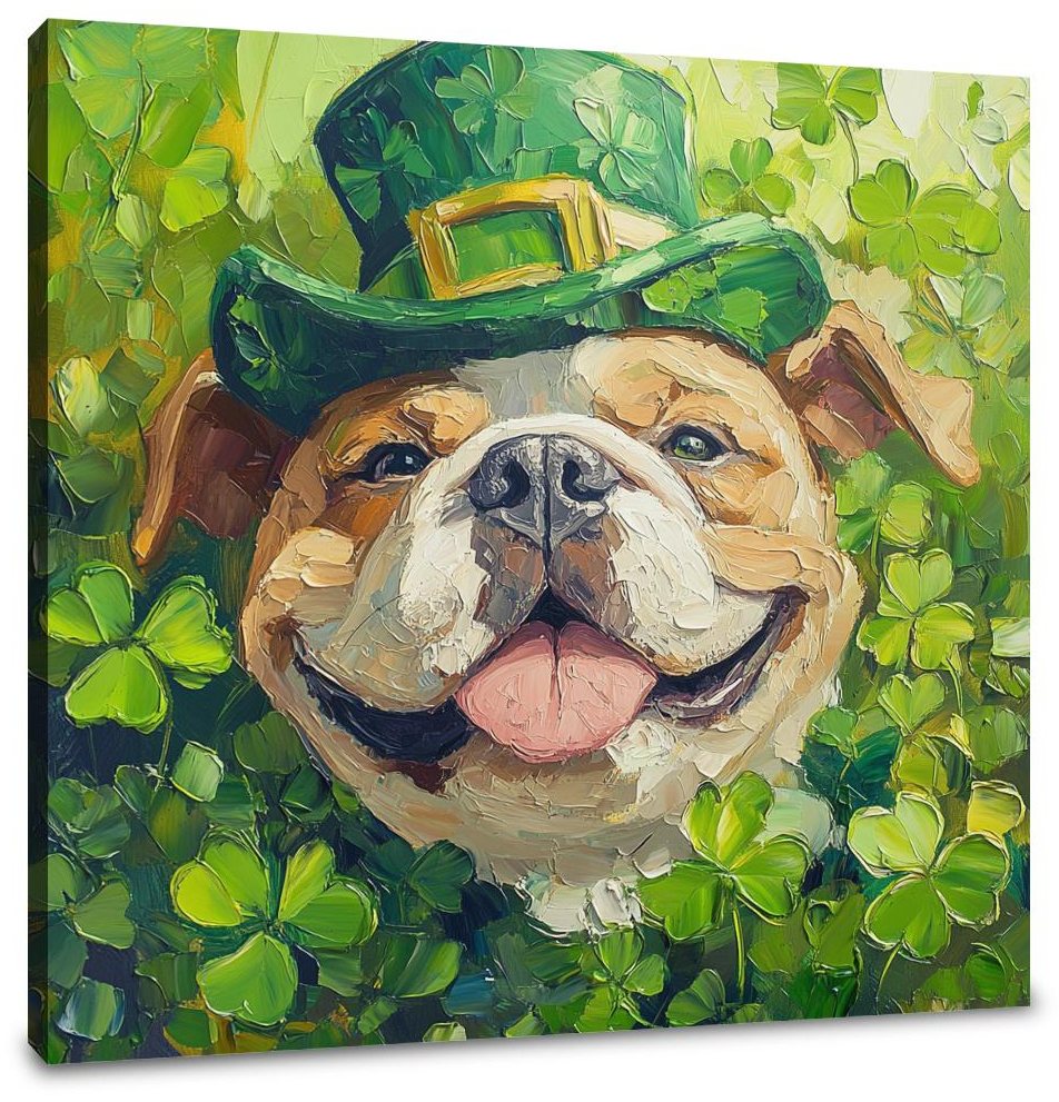 Bulldog's Lucky Canvas