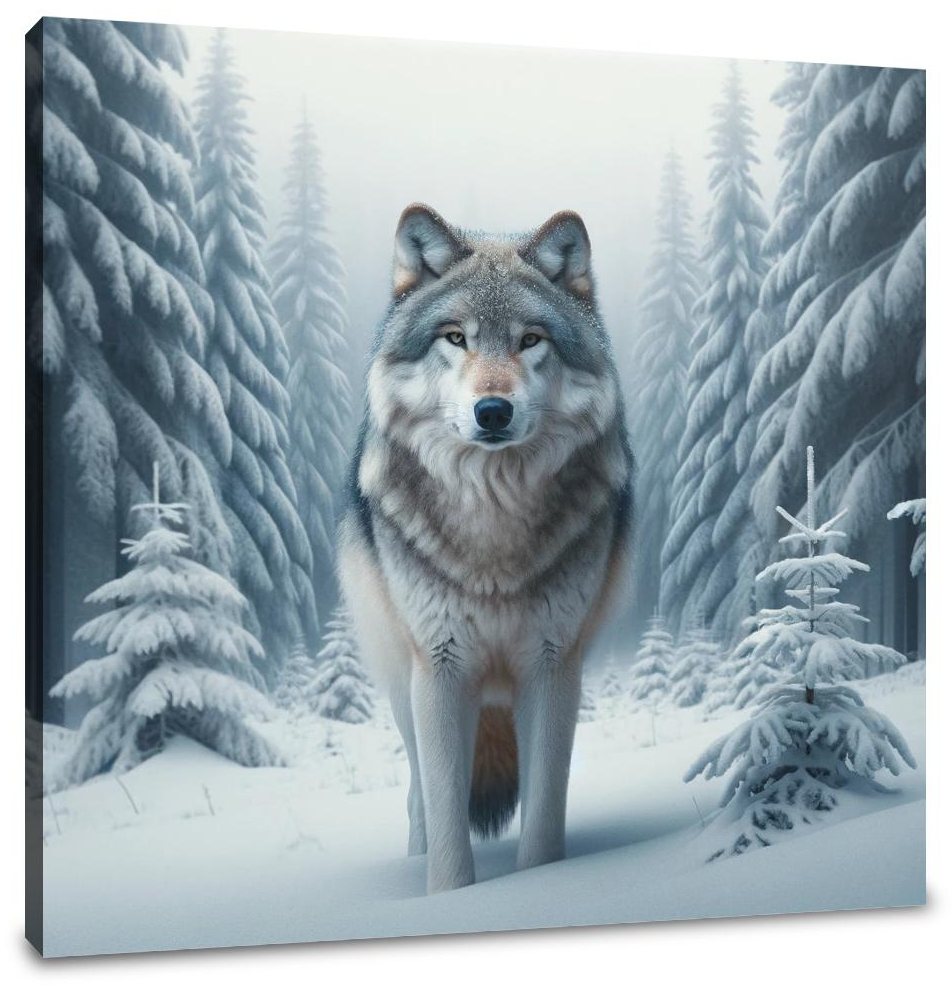 Winter's Sentinel Canvas