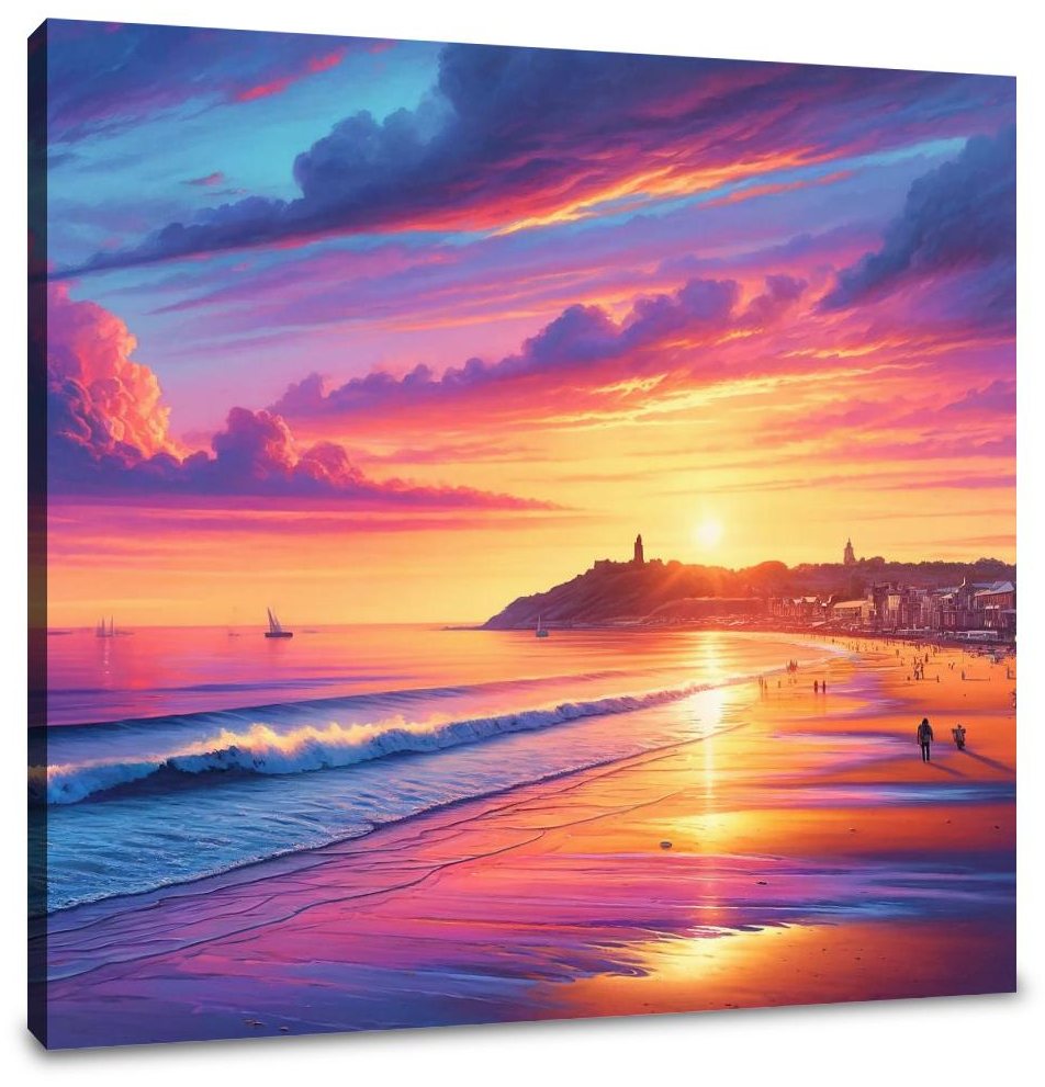 Sunset at North Bay Canvas