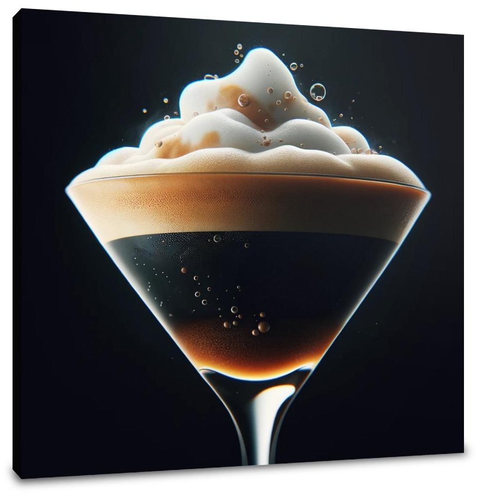Espresso Martini Elegance Canvas