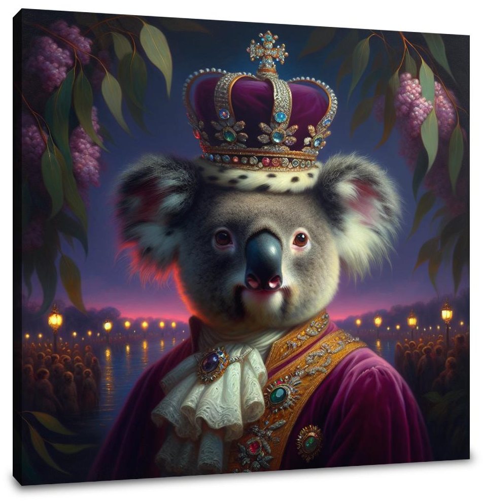 Regal Koala Twilight Canvas
