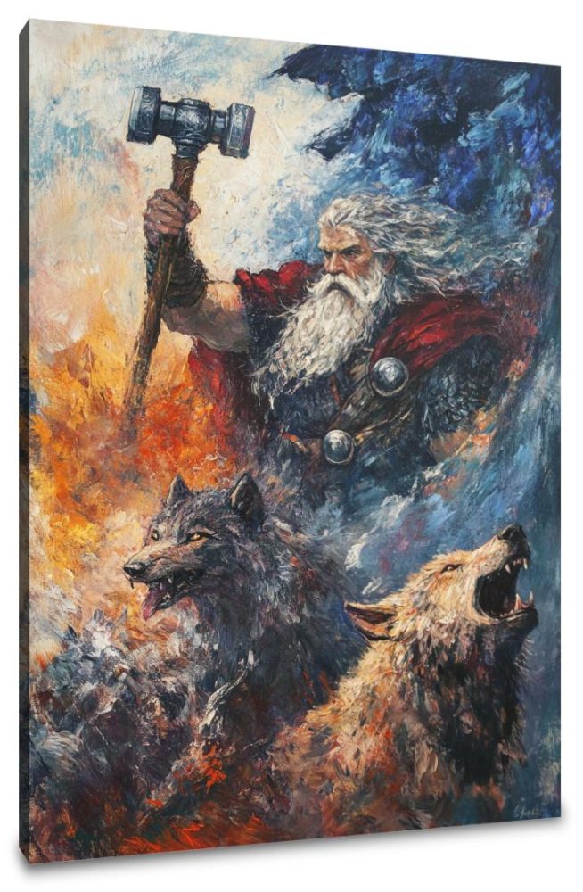 Hammer of Legends Canvas