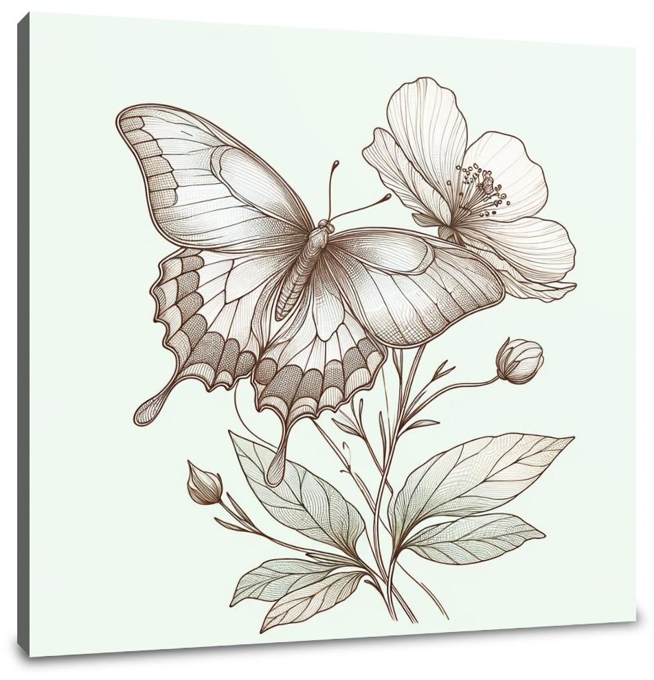 Butterfly Elegance Canvas